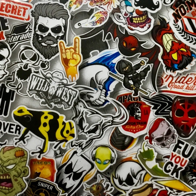 STICKER BOMB #21|LM HALF METER WIDE 50CM X 100CM