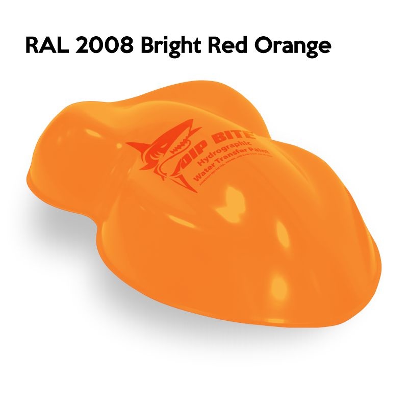 DIP BITE HYDROGRAPHIC PAINT RAL 2008 BRITE RED ORANGE